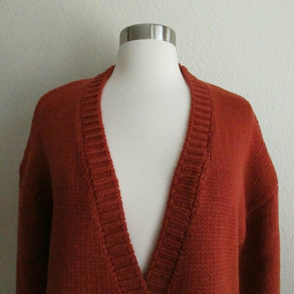 Rust Button Down Cardi - Picture 7 of 7